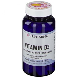 GALL PHARMA Vitamin D3 20.000 I.E. 90 шт