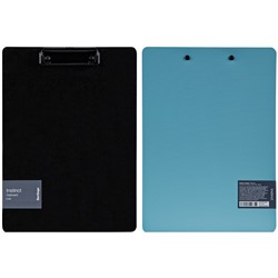 Доска-планшет с зажимом Berlingo "Instinct", пластик (полифом) (PPf_93214) аквамарин/черная