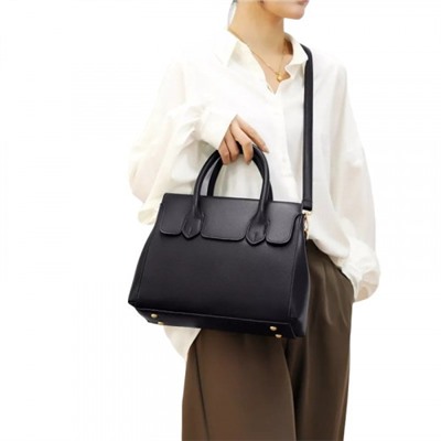 Женская кожаная сумка 3049-1 BLACK
