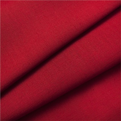 Ткань на отрез полулен 150 см 70015 цвет красный