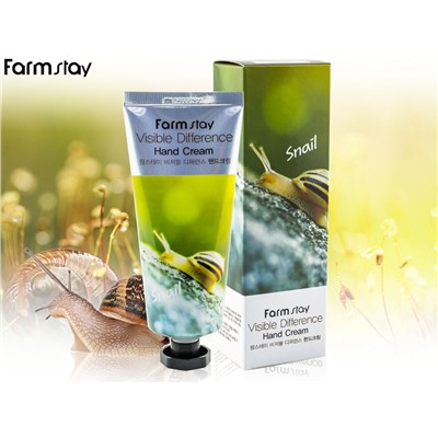 Farm Stay Крем для рук с Муцином Visible Difference (0440), 100 ml