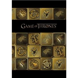 Бизнес-блокнот А5 120л клетка "Игра престолов- (Game of Thrones)" поролон (072121) 26317 Хатбер {Россия}