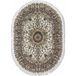 Ковёр овальный Shahreza d206, размер 240x330 см, цвет cream-brown